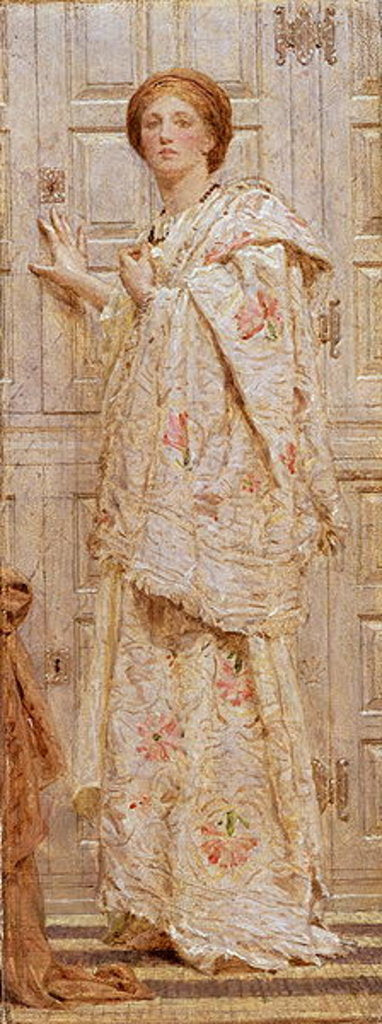 Detail of An Embroidery by Albert Joseph Moore