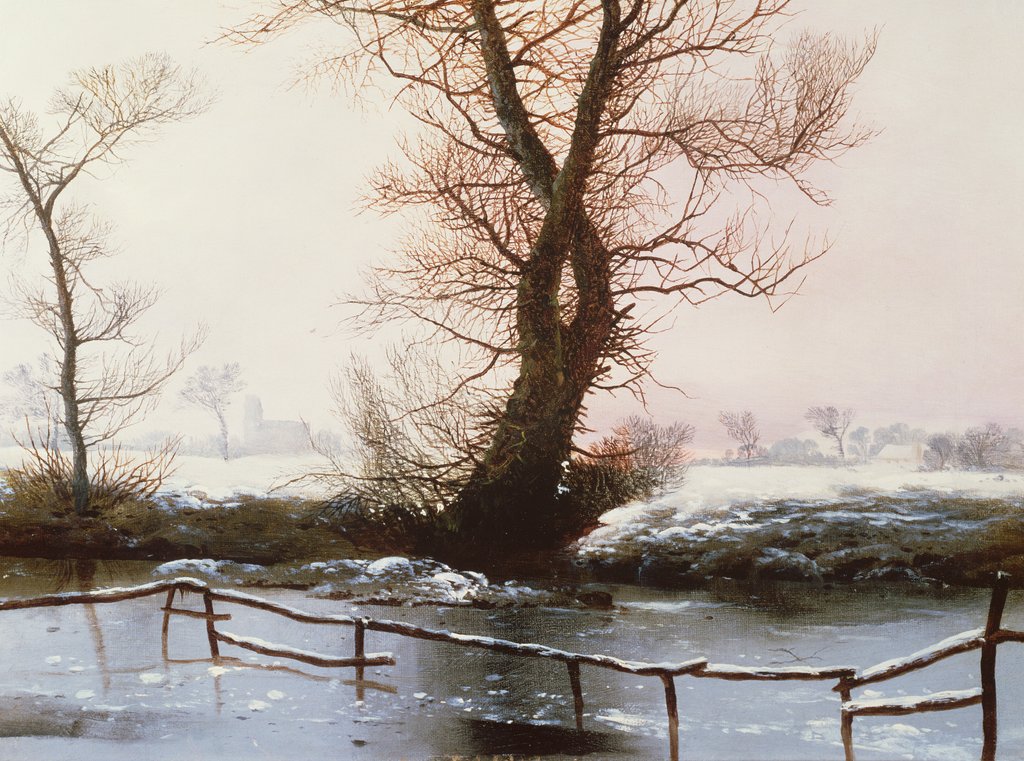 Detail of The Frozen Pool, 1873 by John Berney Ladbrooke