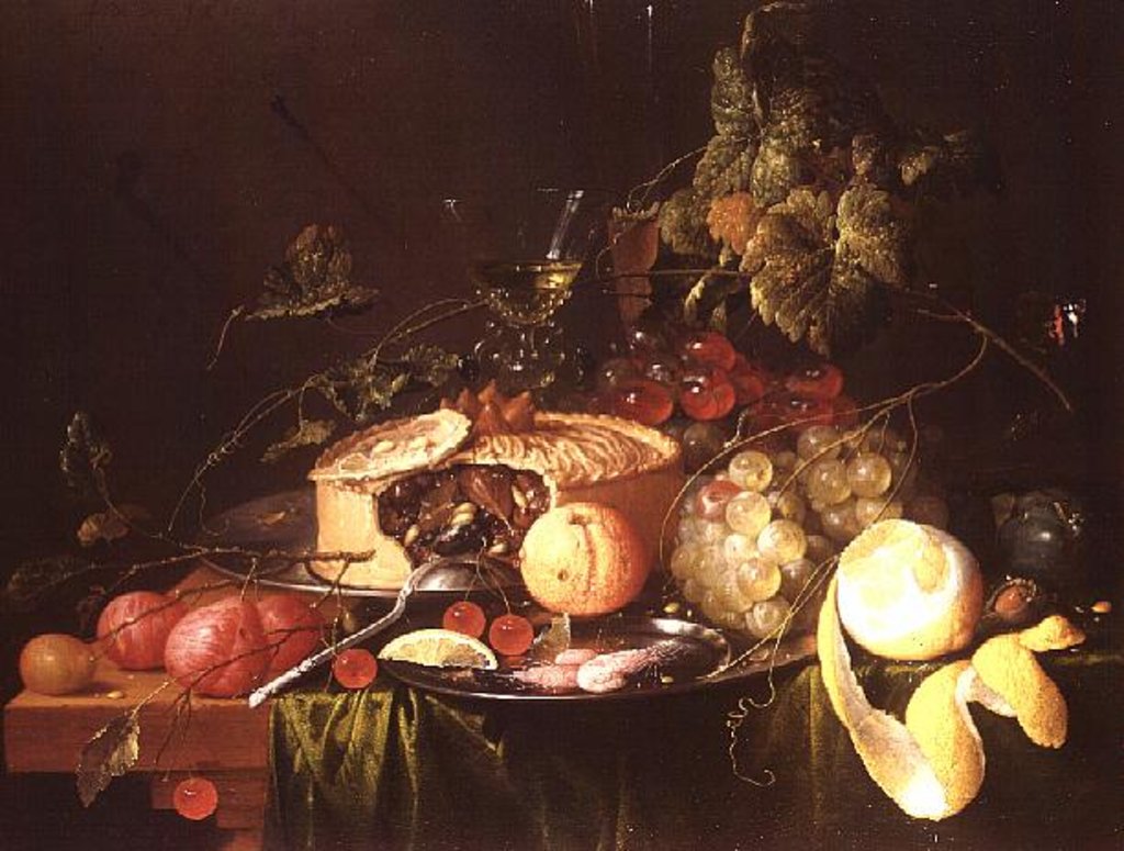 Detail of Still Life of Fruit by Jan Davidsz. de Heem