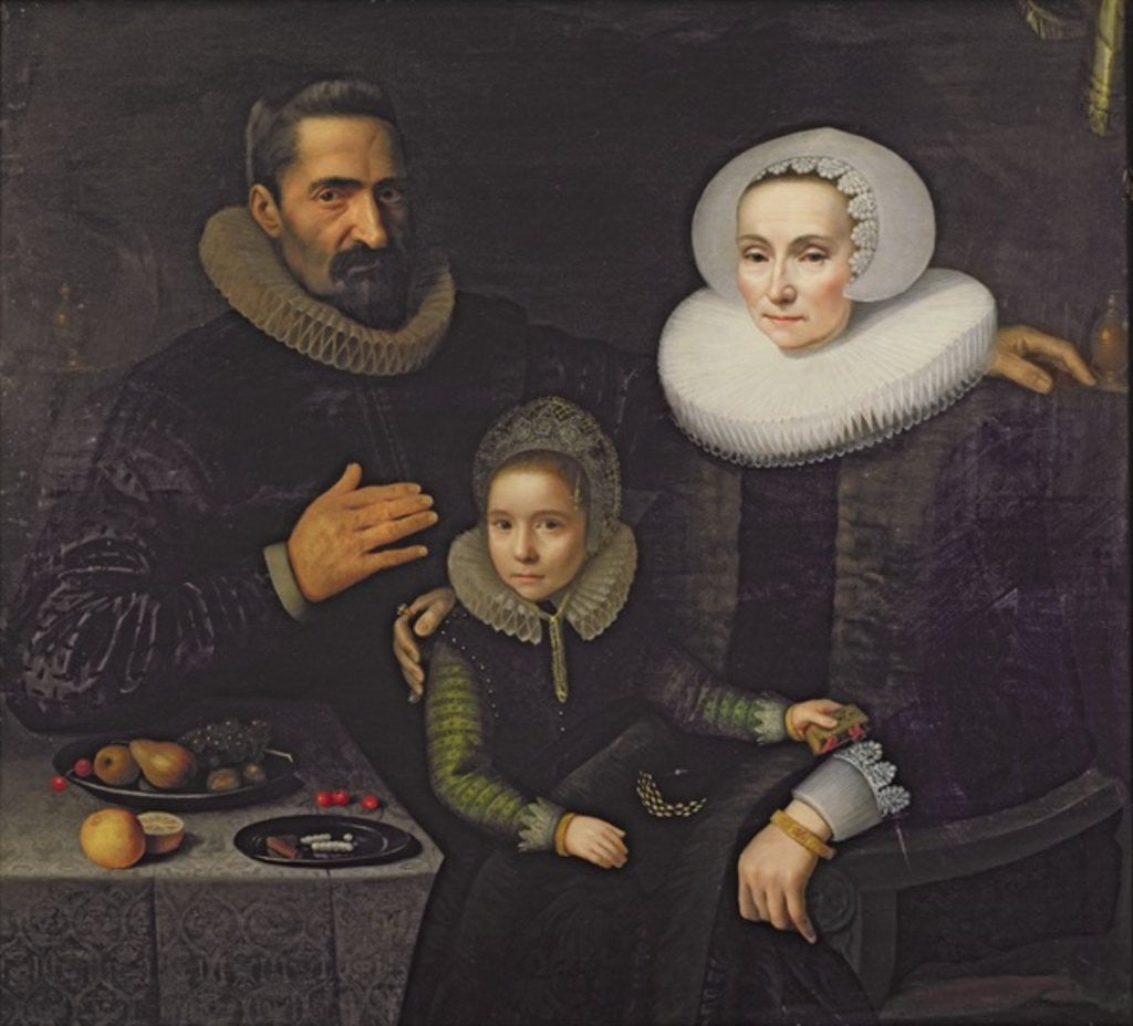 Detail of Family Portrait by Dirck Santvoort