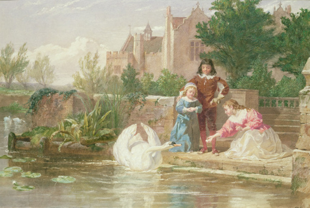 Detail of The Children of Charles I by Frederick Goodall