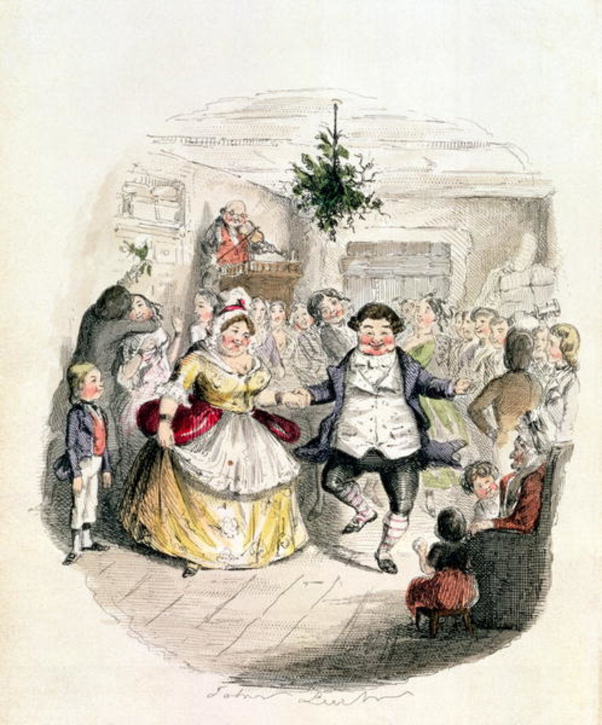 Detail of Mr Fezziwig's Ball by John Leech