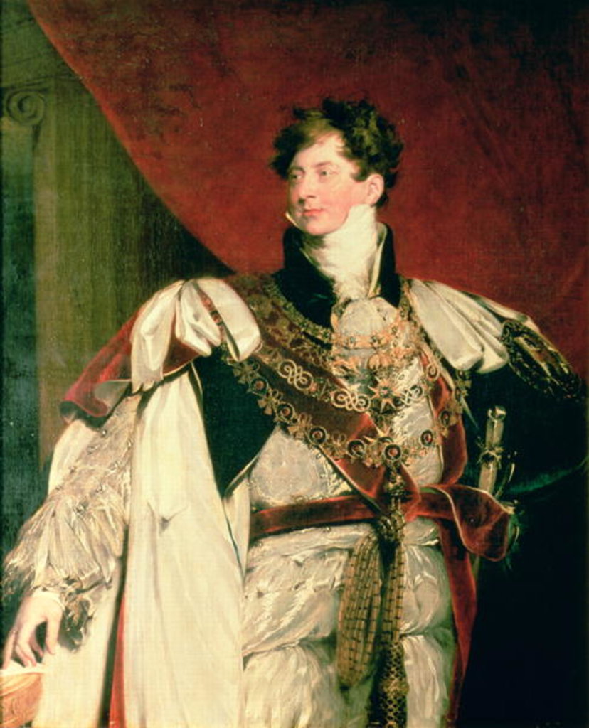 Detail of George IV by Thomas Lawrence