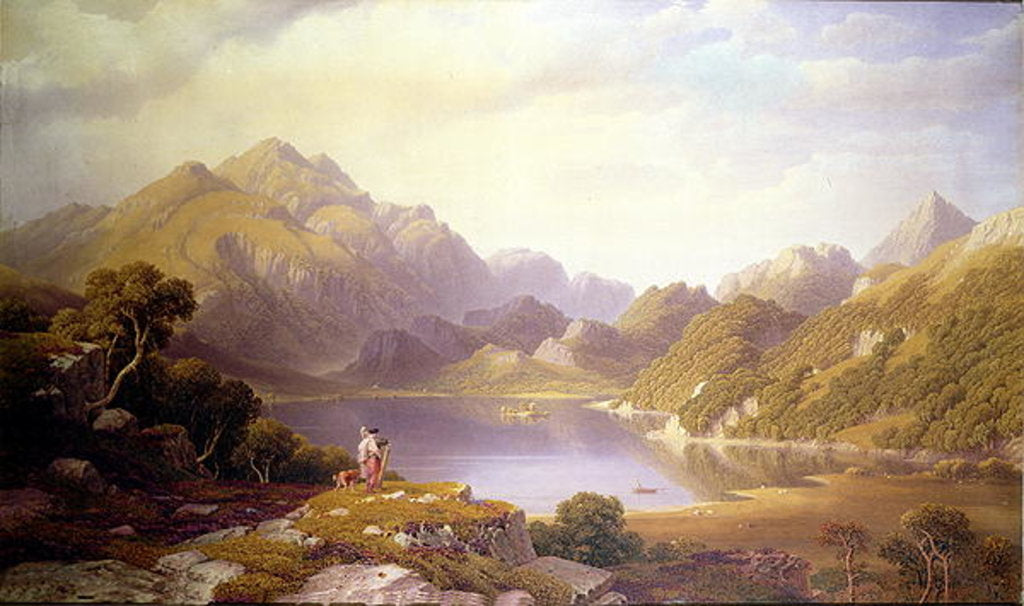 Detail of Loch Katrine by George Fennel Robson