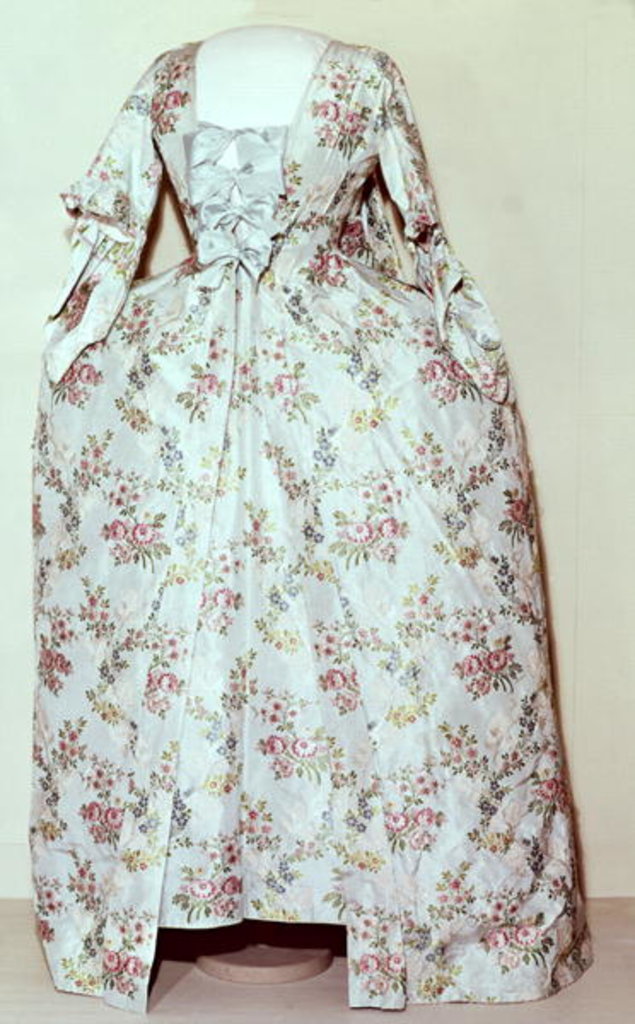 Detail of Dress belonging to the wife of Carl Linnaeus by Swedish School