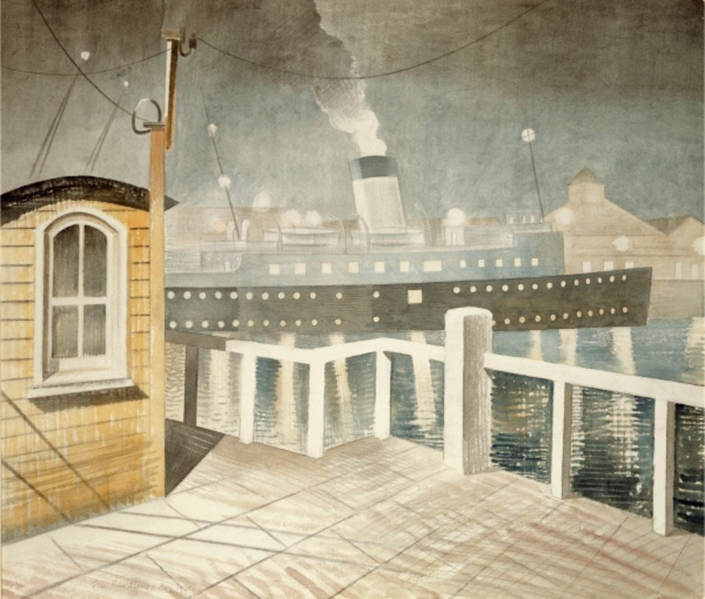 Detail of Channel Steamer by Eric Ravilious