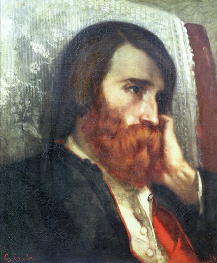 Detail of Portrait of Alfred Bruyas by Gustave Courbet