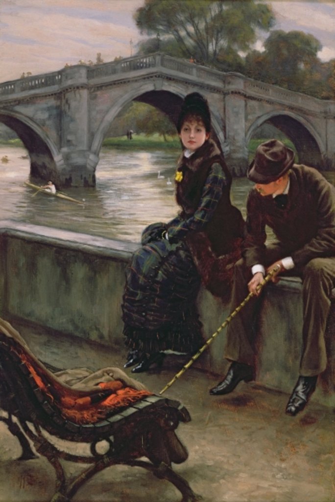 Detail of Richmond Bridge, c.1878 by James Jacques Joseph Tissot