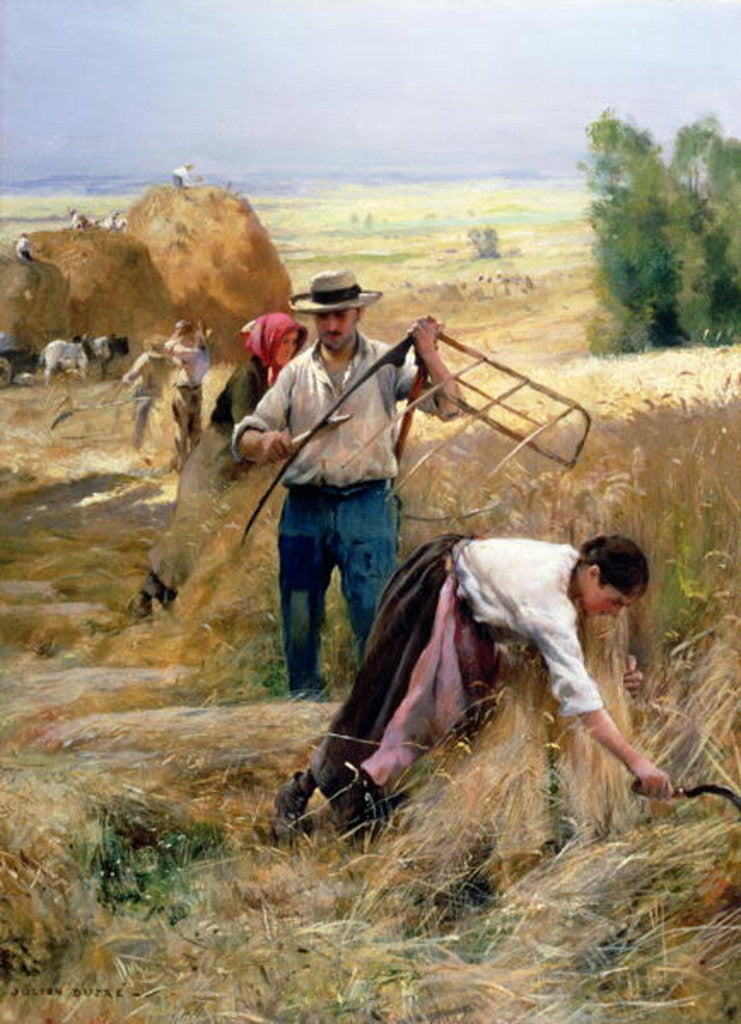 Detail of Harvesting by Julien Dupre
