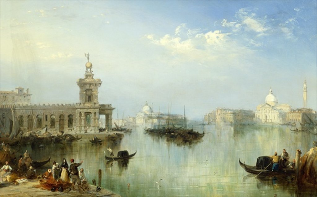 Detail of A View of Venice by Edward Pritchett