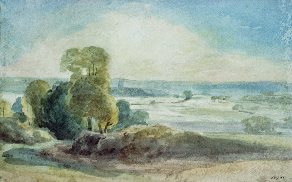 Detail of Dedham Vale, 1805 by John Constable