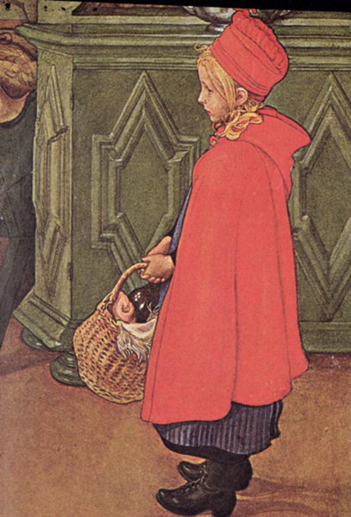 Detail of Bringing Home the Shopping by Carl Larsson