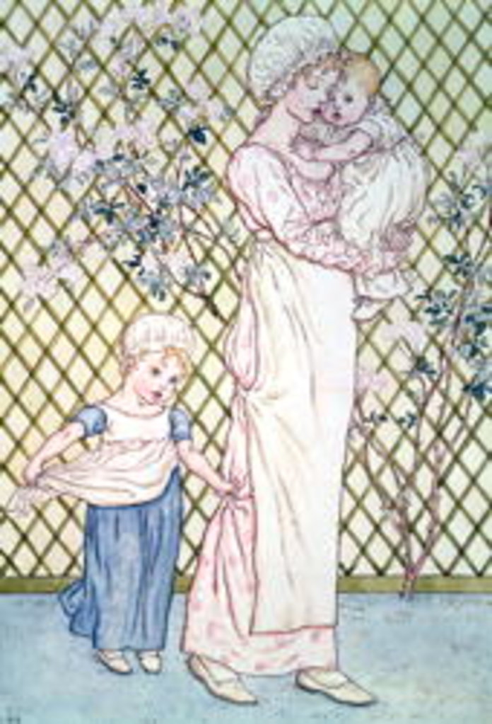 Detail of Mother and Child by Kate Greenaway