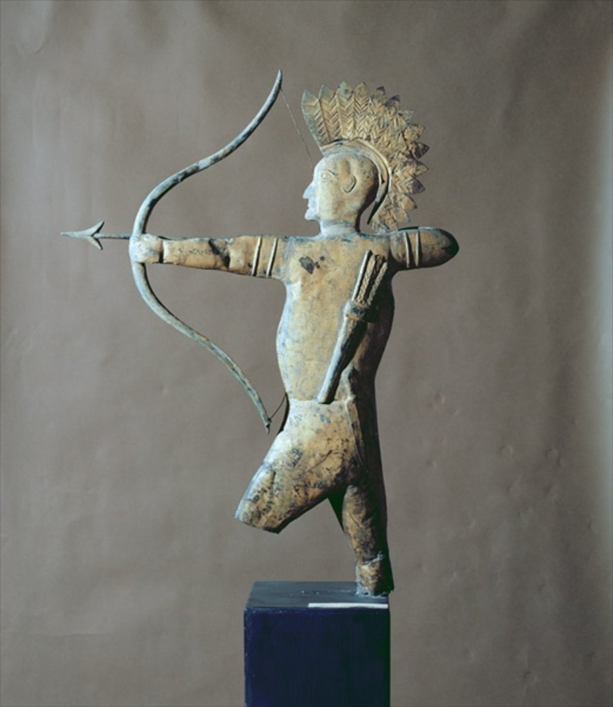 Detail of Weather vane in the form of an American Indian, c.1820 by Anonymous