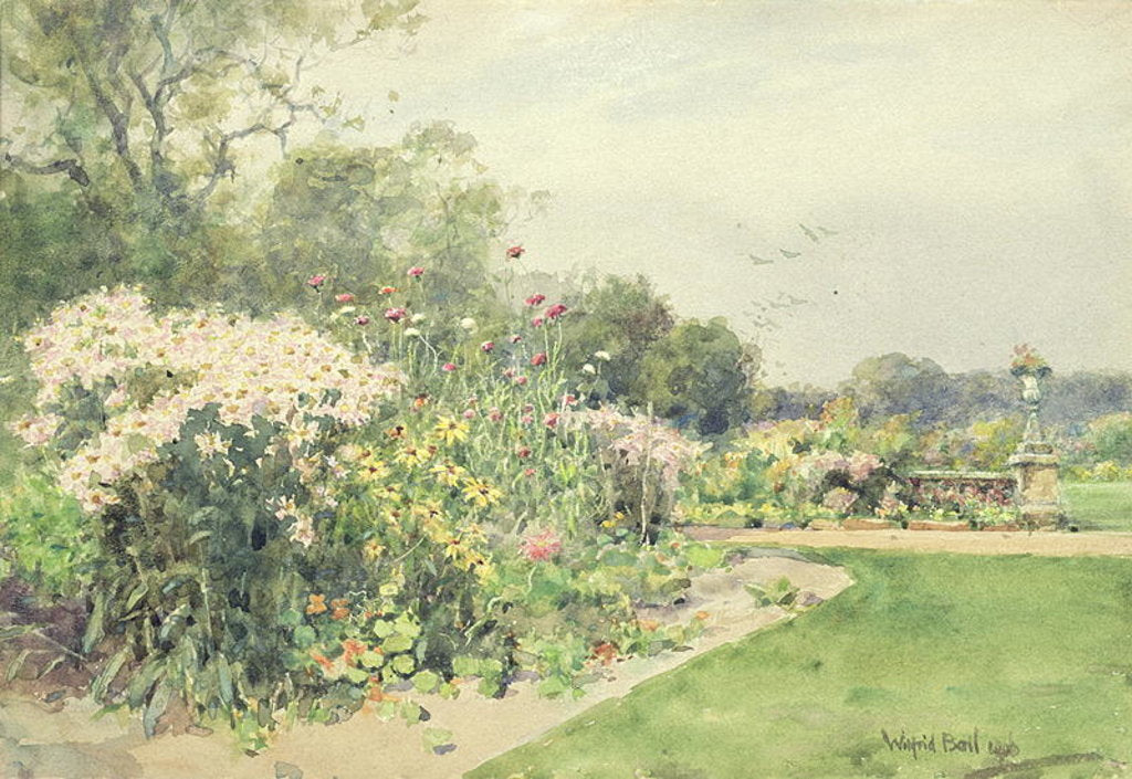 Detail of October Flowers by Wilfrid Williams Ball