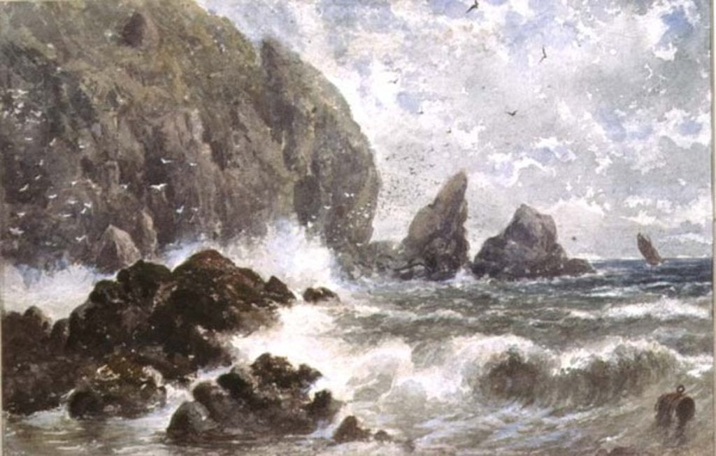 Detail of Coast Scene by Samuel Bough