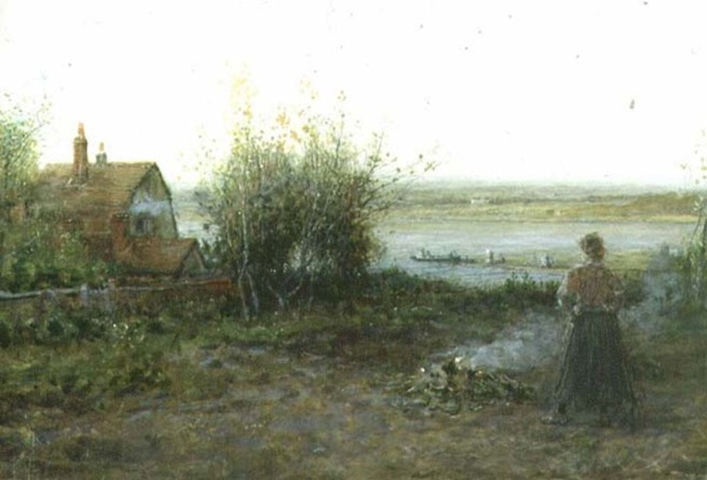 Detail of Bawdsey Ferry, near Felixstowe by George Henry Boughton