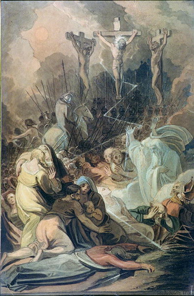 Detail of The Crucifixion by William I Bromley