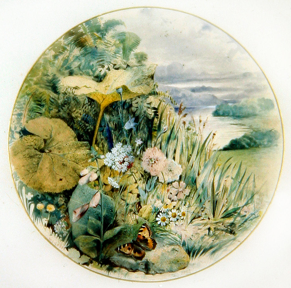 Detail of Wild Flowers and Vegetation, in a Lakeland District by William Linnaeus Casey