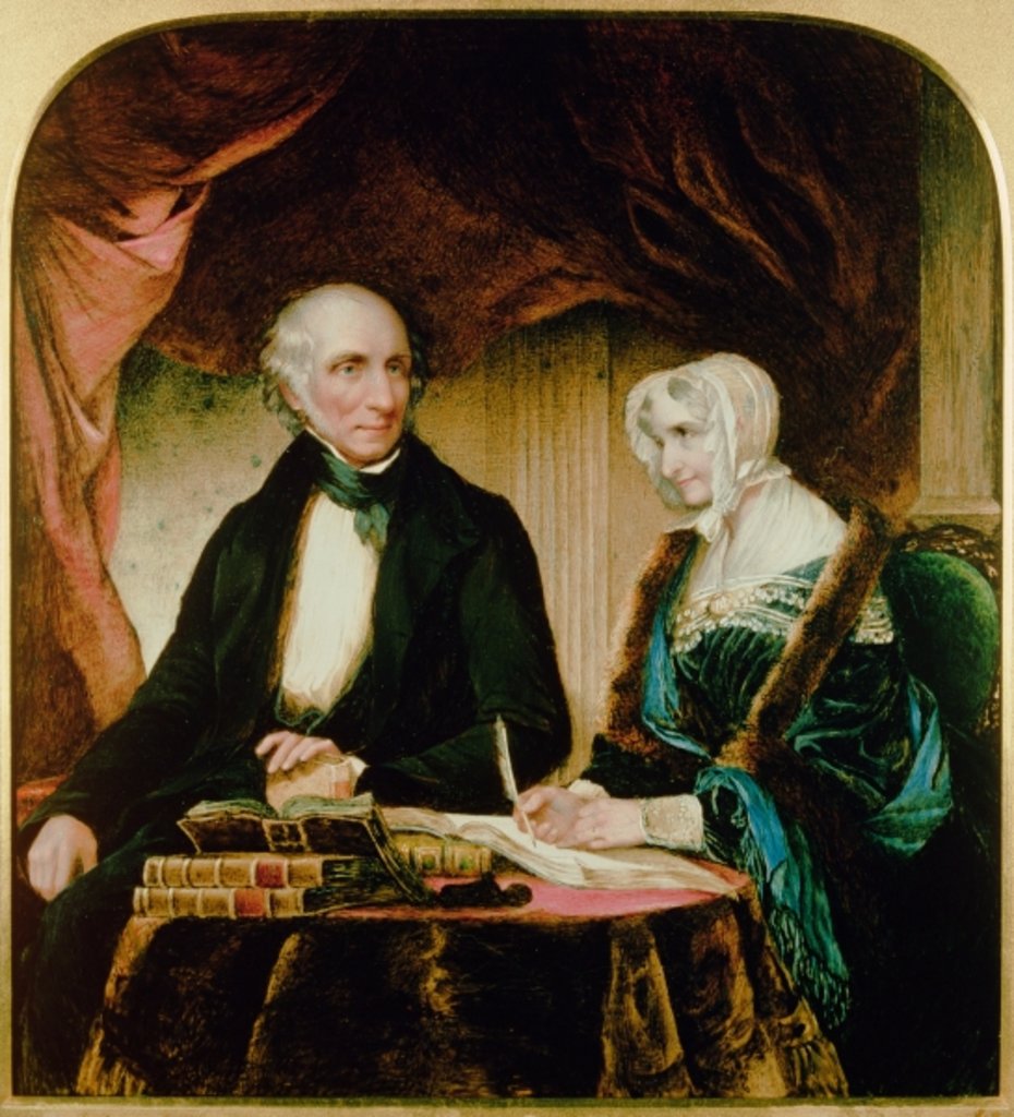Detail of Portrait of William and Mary Wordsworth, 1839 by Margaret Gillies