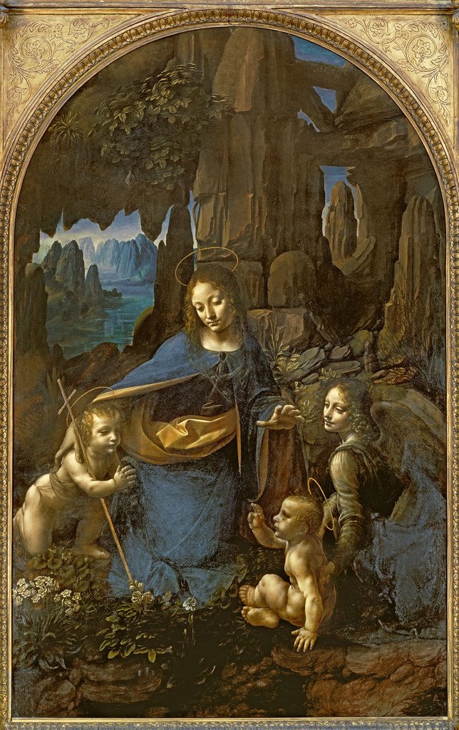 Detail of The Virgin of the Rocks, c.1508 by Leonardo da Vinci