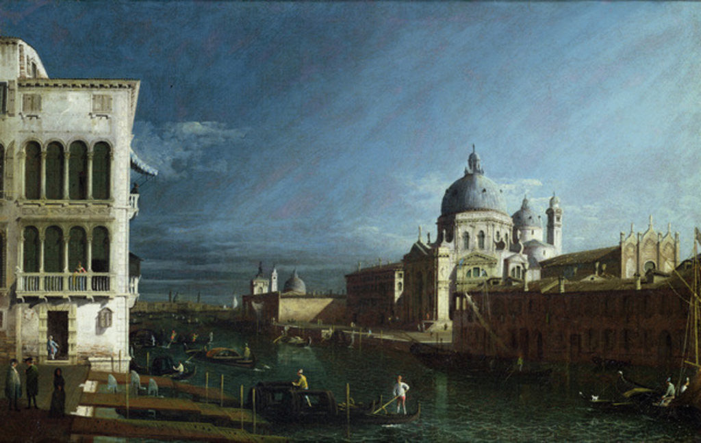 Detail of The Molo Looking West with the Doge's Palace in the Distance by Bernardo Bellotto