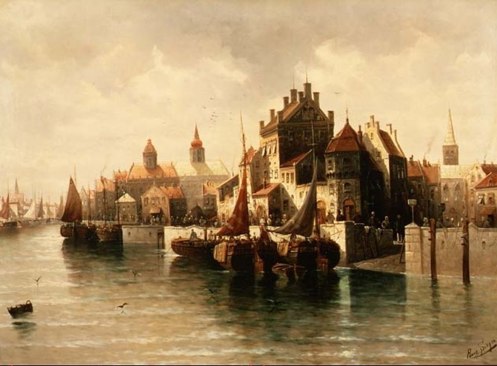 Detail of Kieler Canal by August Siegen
