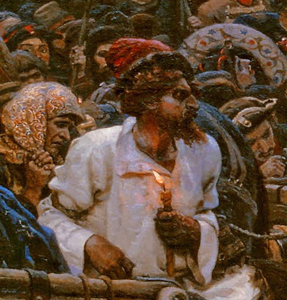 Detail of The Morning of the Execution of the Streltsy in 1698, 1881 by Vasilij Ivanovic Surikov