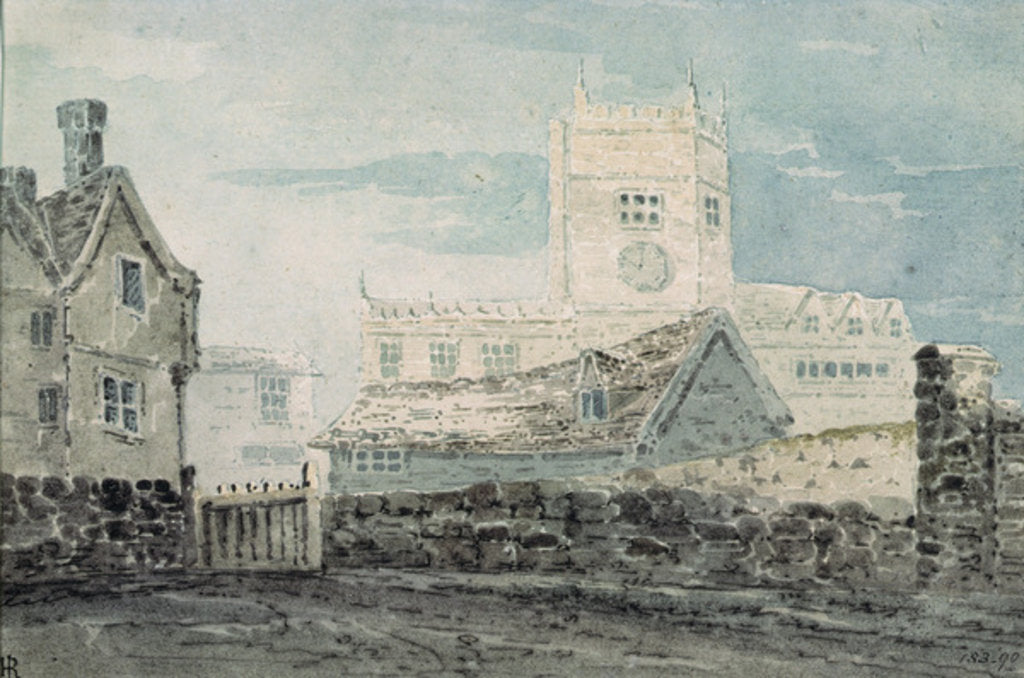 Detail of The School, Shrewsbury by William Pearson