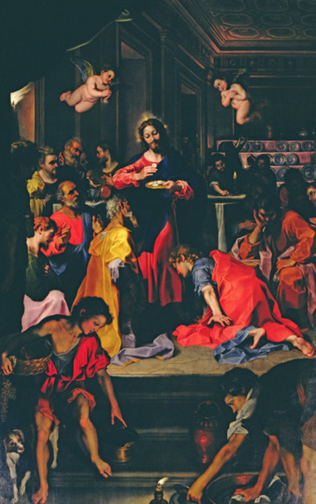 Detail of The Last Supper by Federico Fiori Barocci or Baroccio