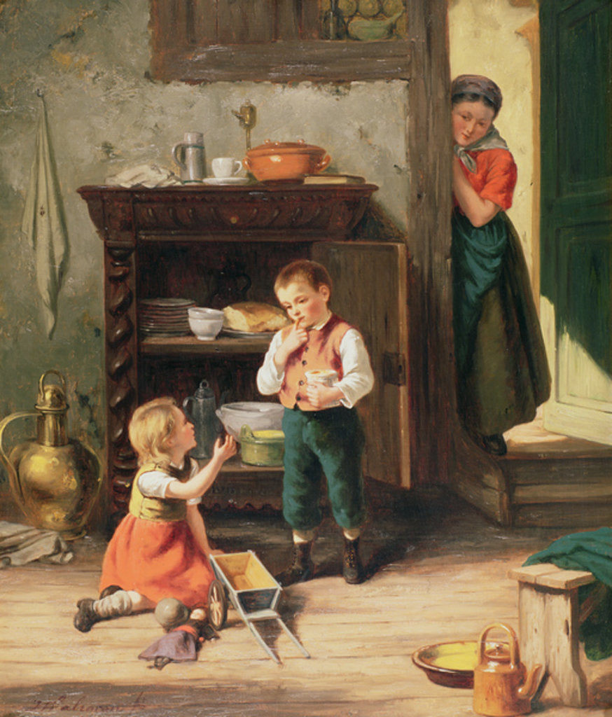 Detail of Children playing by Jan Walraven