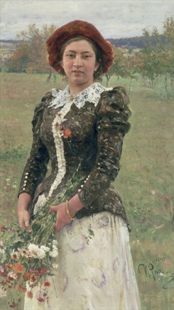 Detail of Spring Bouquet by Ilya Efimovich Repin