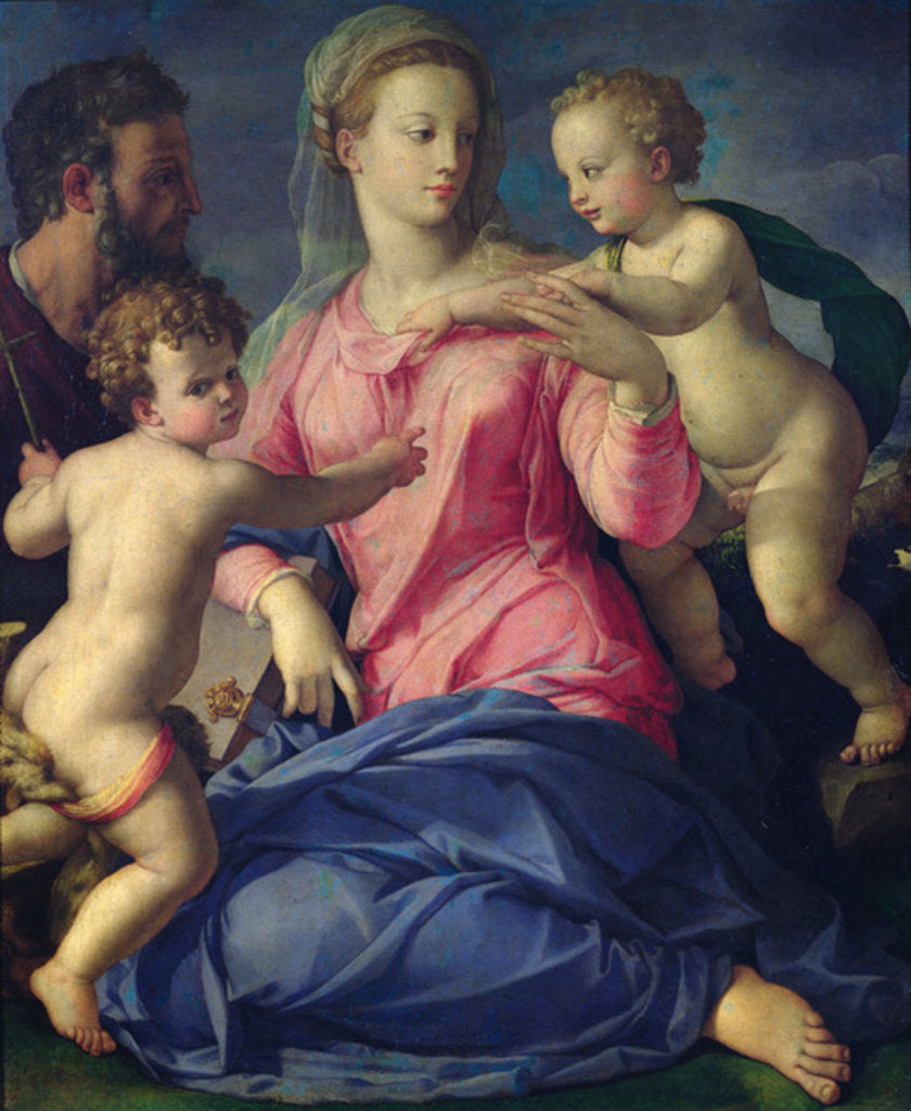 Detail of The Holy Family by Agnolo di Cosimo Bronzino