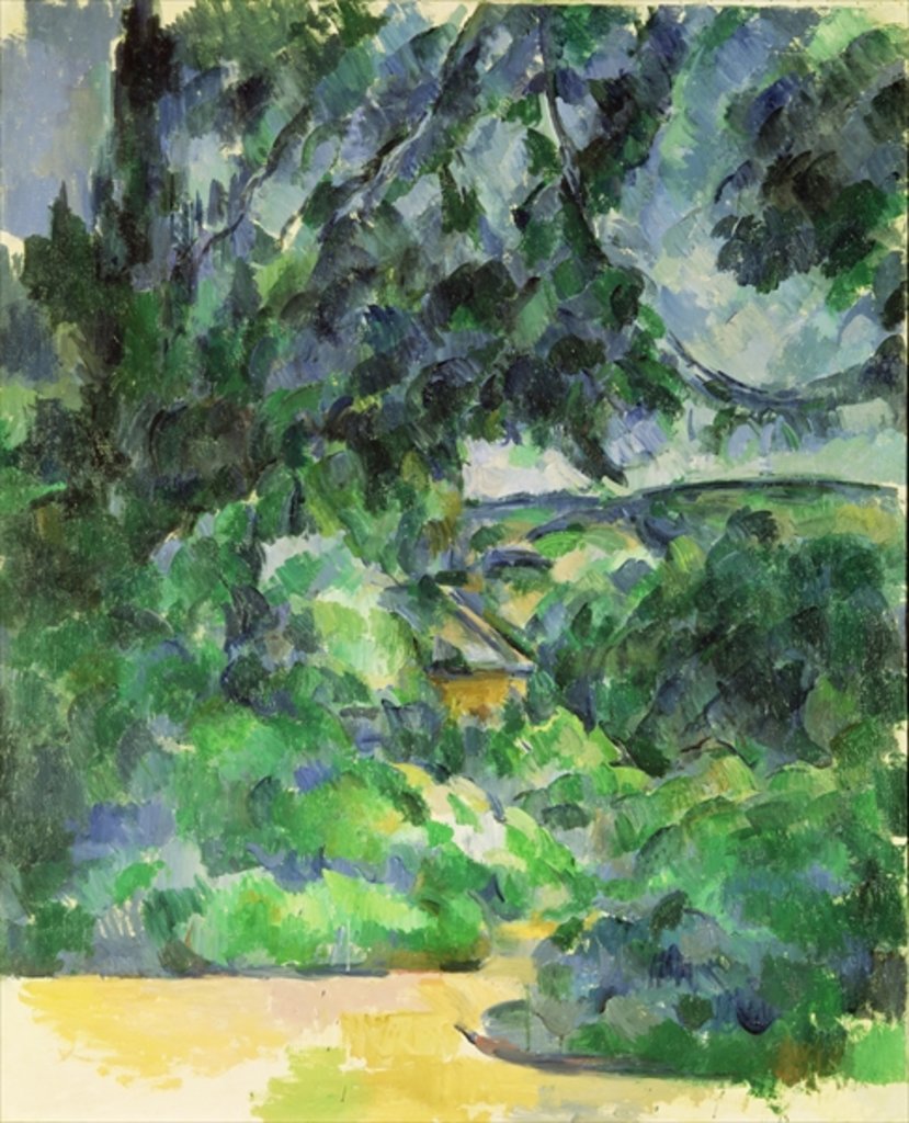 Detail of Blue Landscape, c.1903 by Paul Cezanne