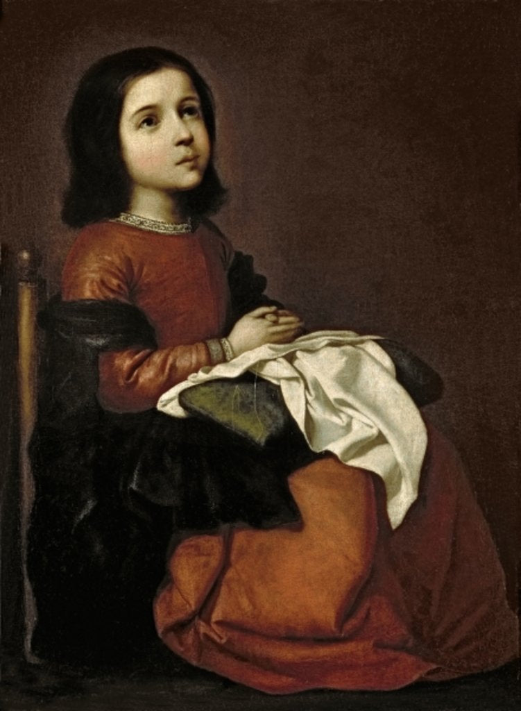 Detail of The Childhood of the Virgin, c.1660 by Francisco de Zurbaran
