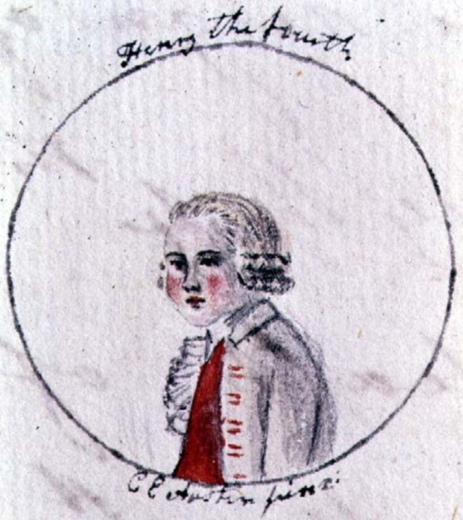 Detail of Henry IV, c.1790 by Cassandra Austen