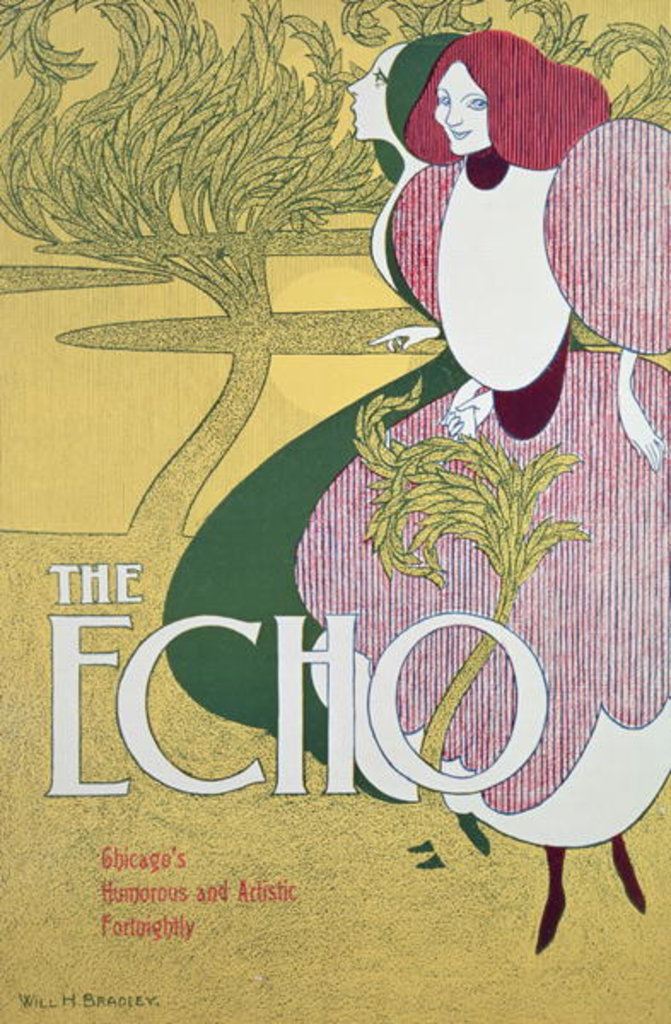 Detail of Front cover of 'The Echo' by William Bradley