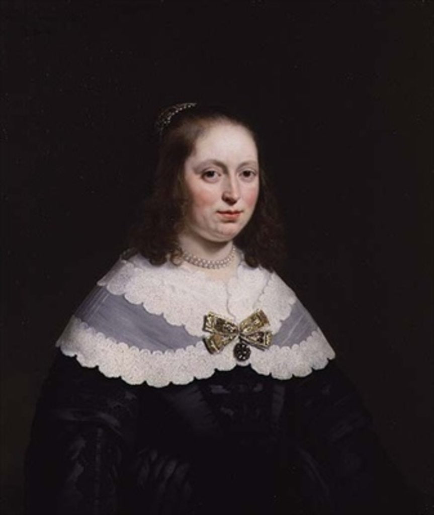 Detail of Portrait of Sophia Trip, Wife of Balthasar Coymans by Bartolomeus van der Helst