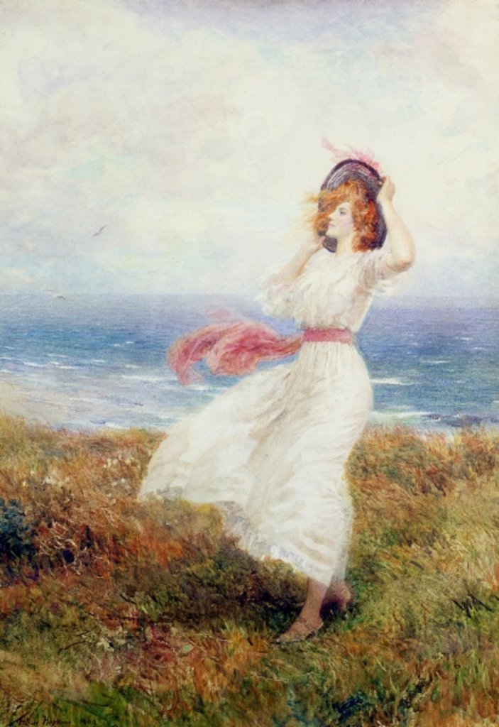 Detail of A Blow on the Cliffs by Arthur Hopkins