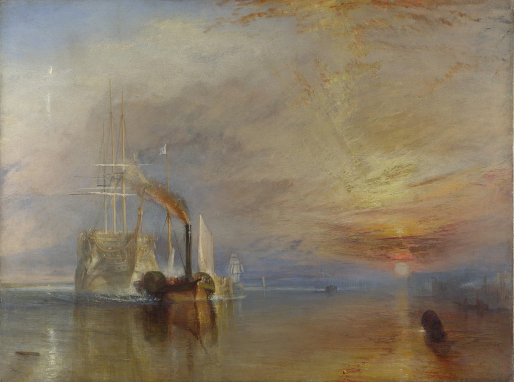 Detail of The Fighting Temeraire, 1839 by Joseph Mallord William Turner