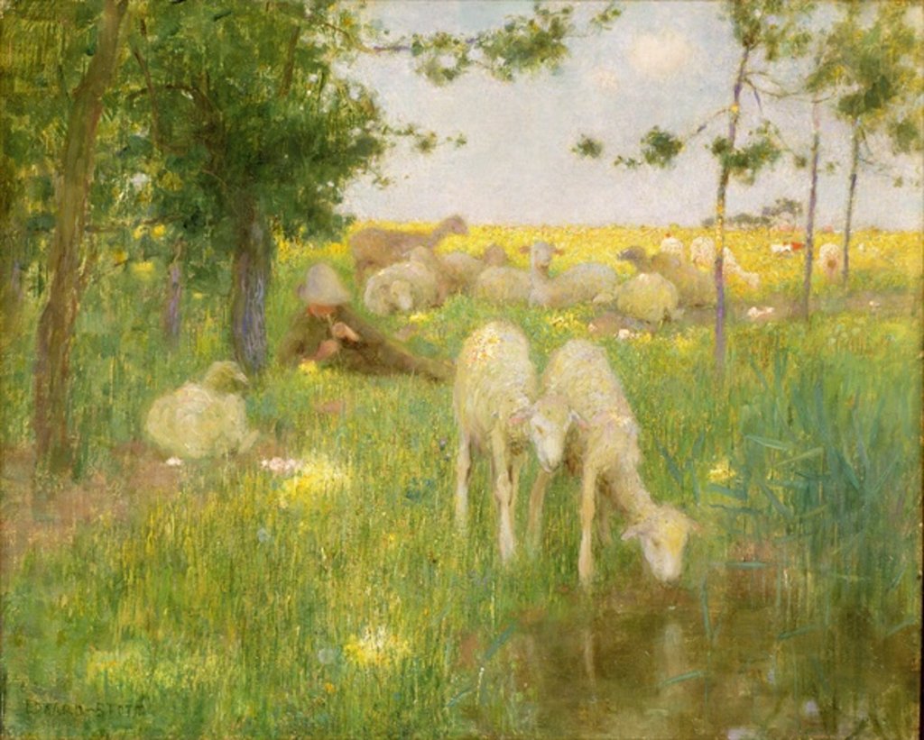 Detail of Springtime by William Edward Stott