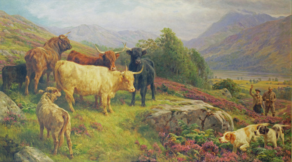 Detail of The Glorious 12th August, Loch Em by Basil Bradley