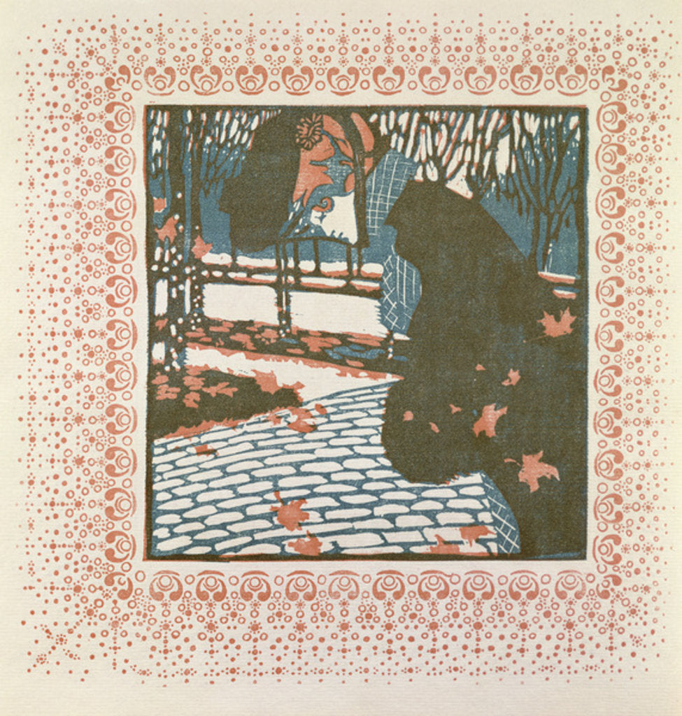 Detail of November by Koloman Moser