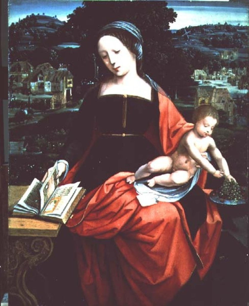Detail of Madonna and Child by Italian School