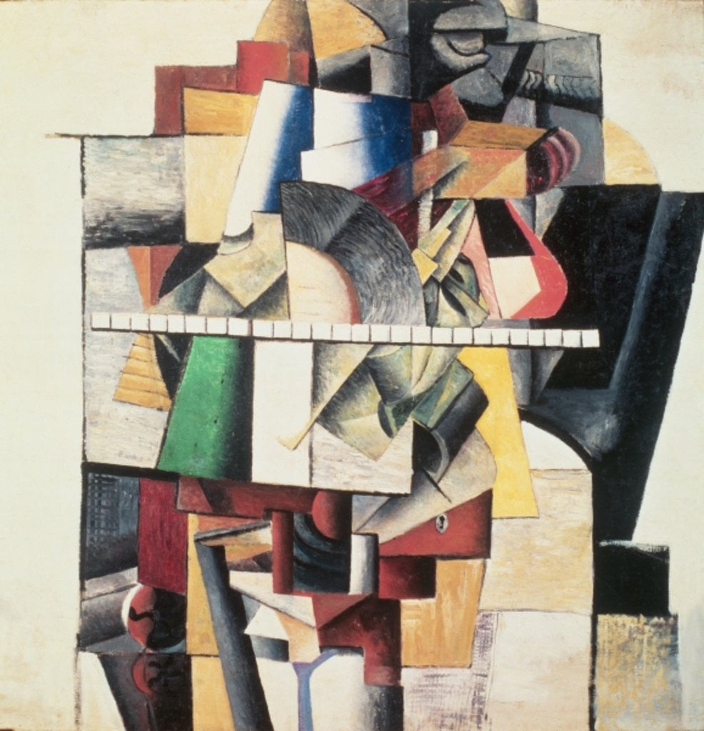Detail of M. Matuischin by Kazimir Severinovich Malevich