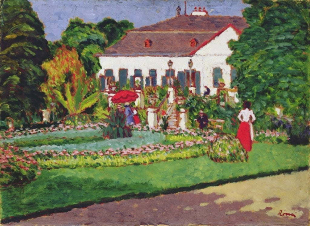 Detail of Manor House in Kertvelyes by Jozsef Rippl-Ronai