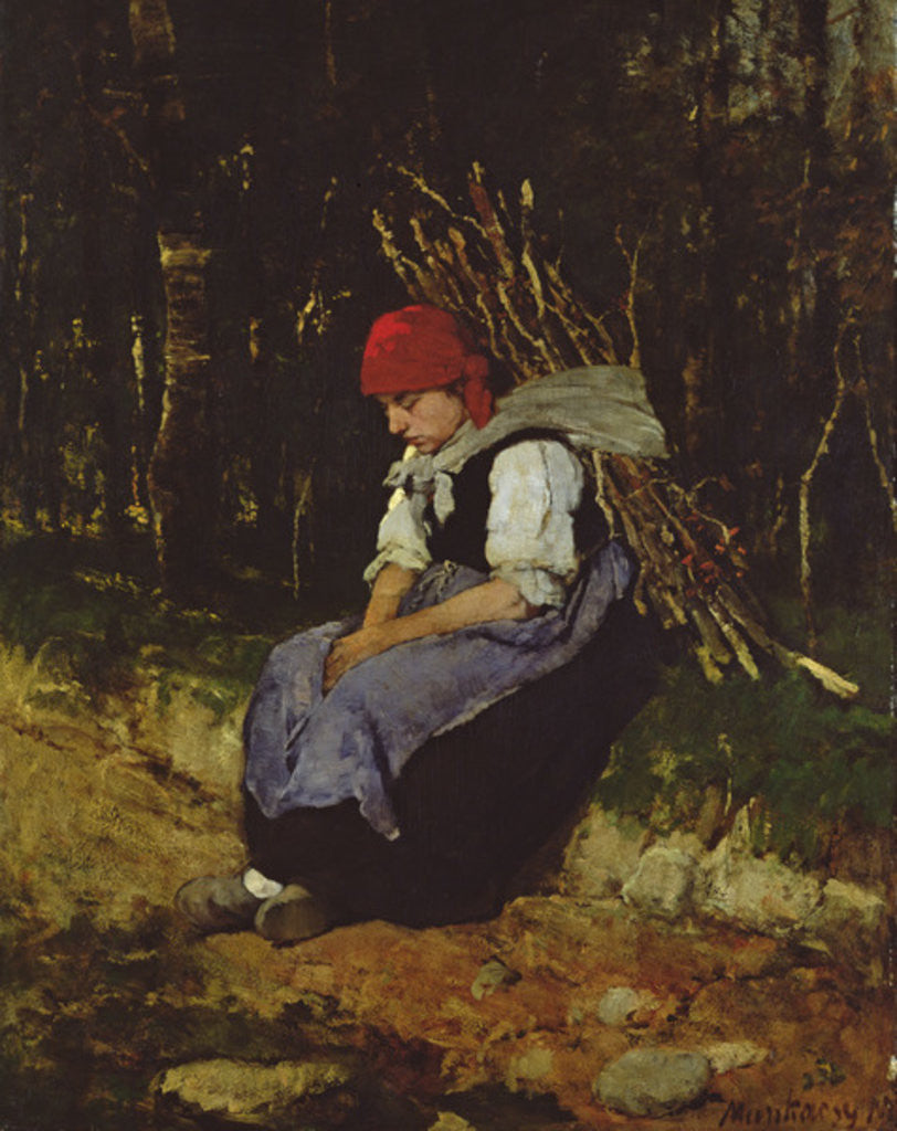 Detail of The Faggot Gatherer by Mihaly Munkacsy