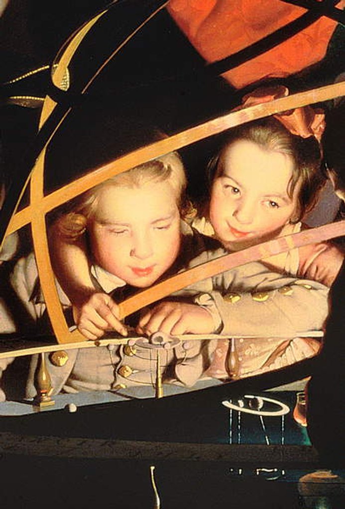 Detail of Children inspecting the Orrery, c.1766 by Joseph Wright of Derby