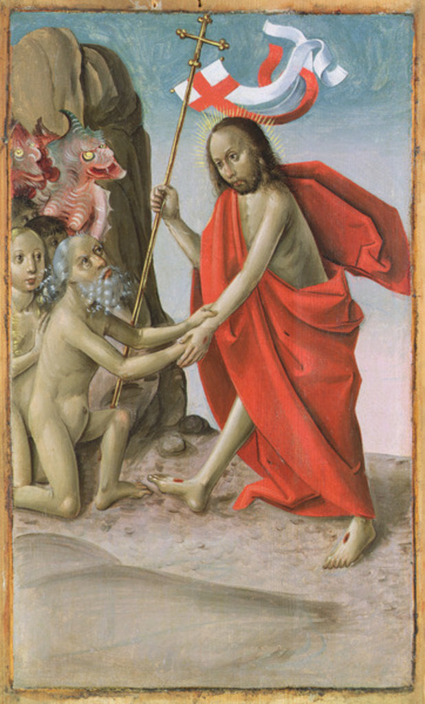 Detail of Christ in Limbo, 1490-1500 by School Hungarian