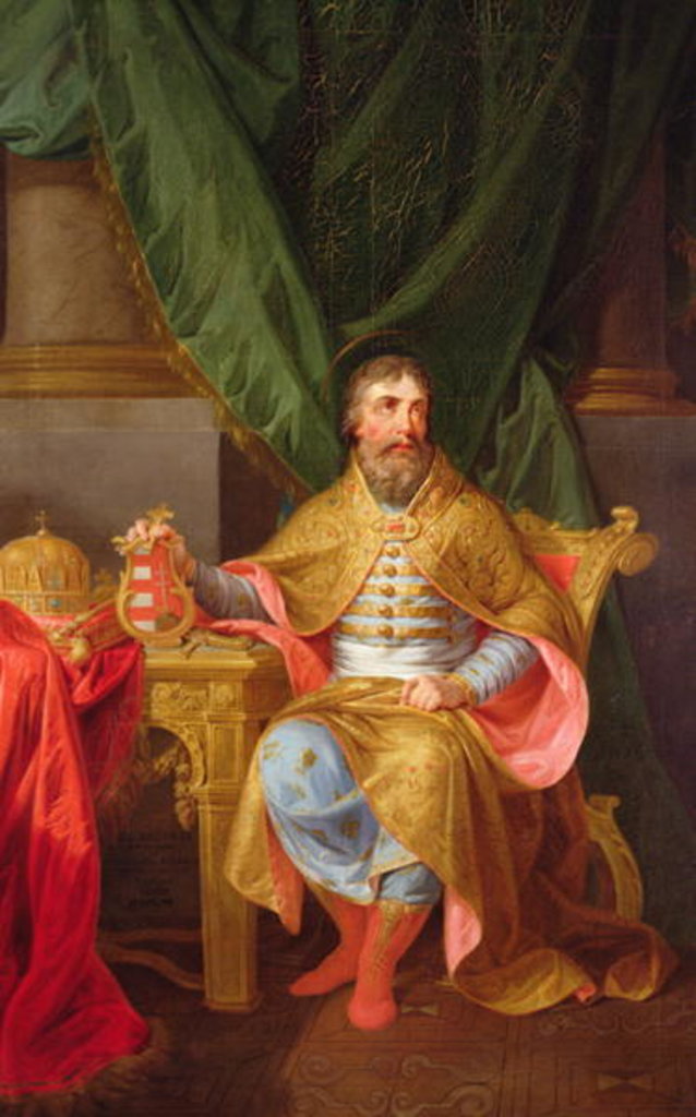 Detail of King Stephen by Anton Kalliauer